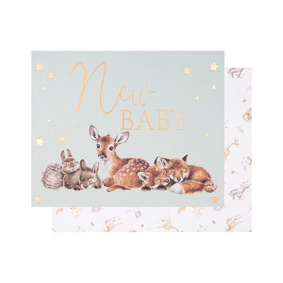 Wrendale Designs Little Forest New Baby Card Wrendale Designs Little Forest New Baby Card