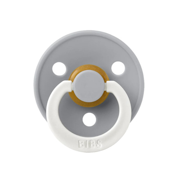 BIBS Pacifiers Colour Latex 2 Pack - Cloud Glow BIBS Pacifiers Colour Latex 2 Pack - Cloud Glow