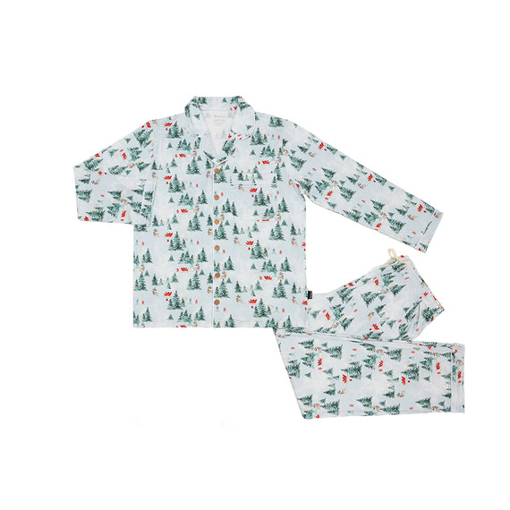 Women's Classic L/S PJ Set - Sleigh Ride