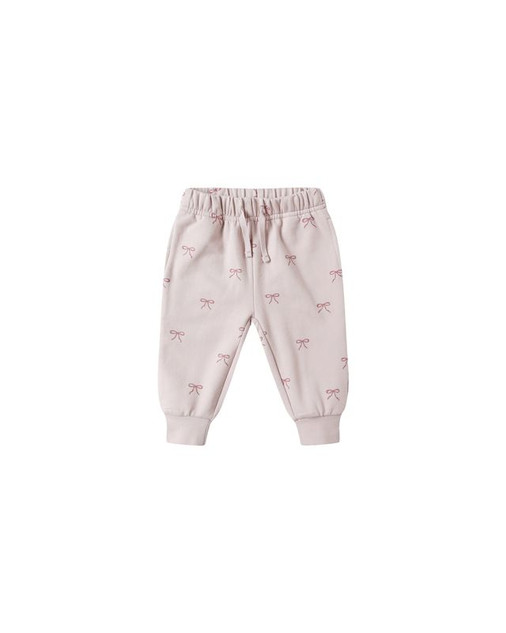 Quincy Mae Relaxed Fleece Sweatpants - Bows Quincy Mae Relaxed Fleece Sweatpants - Bows