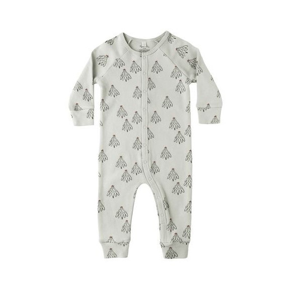 Rylee + Cru Organic Long John Pajamas - Trees