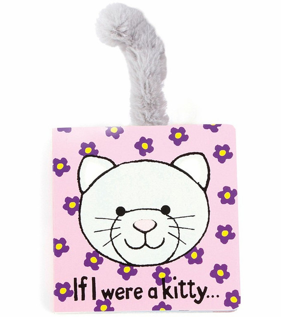 Jellycat If I Were A Kitty Board Book (Grey) 