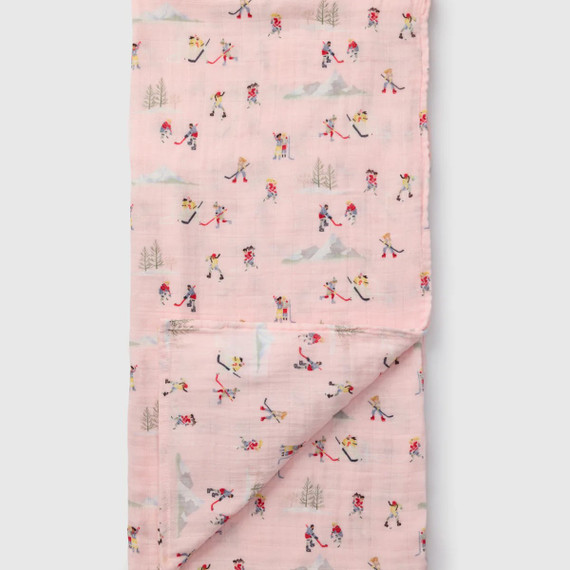 Loulou Lollipop Muslin Swaddle - She Shoots She Scores