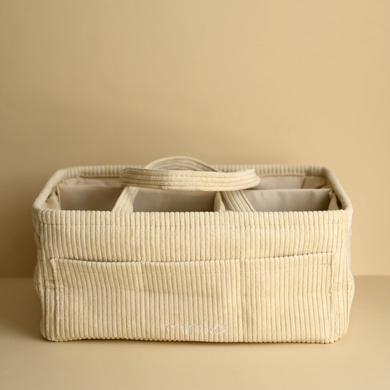 Minika Diaper Caddy - Cream