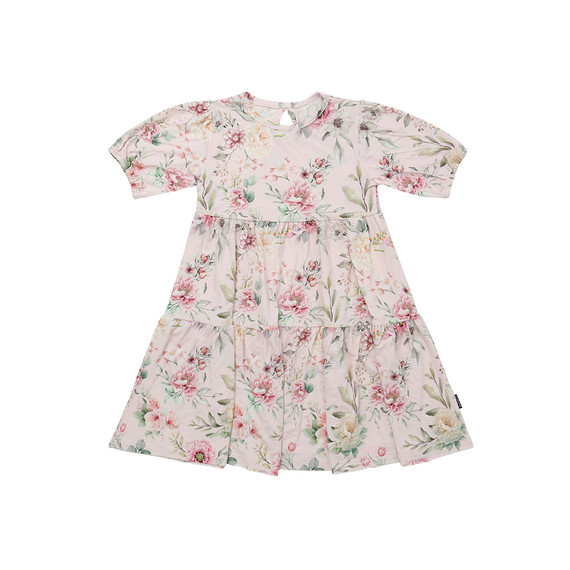 S/S Tiered Dress - Floral Bliss