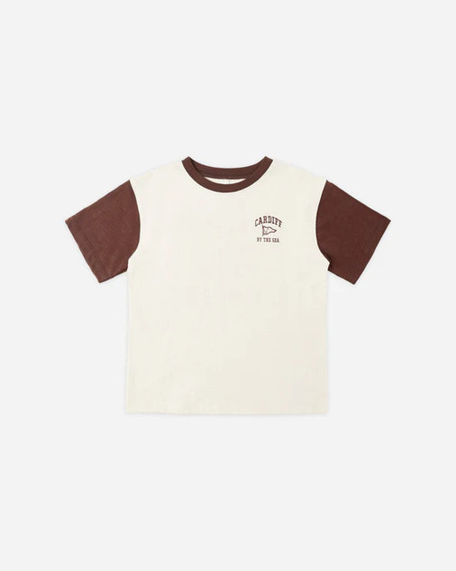 Rylee + Cru Contrast Short Sleeve Tee - Cardiff by the Sea