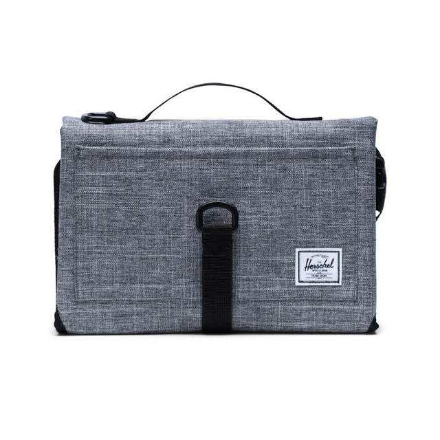 Herschel Sprout Change Mat - Raven Crosshatch Herschel Sprout Change Mat - Raven Crosshatch