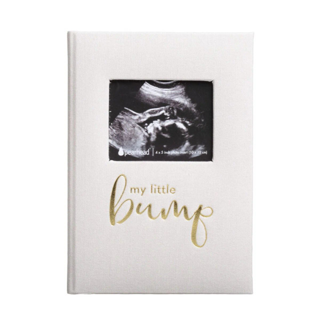 Pearhead Pregnancy Journal - Linen Grey Pearhead Pregnancy Journal - Linen Grey