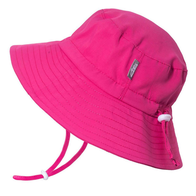 Jan & Jul GRO-with-Me Aqua-Dry Sun-Hat for Baby Toddler Girls, 50+ UPF, Adjustable Straps