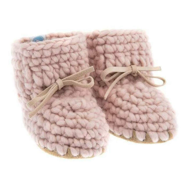 Beba Bean Sweater Moccs - Pink Beba Bean Sweater Moccs - Pink
