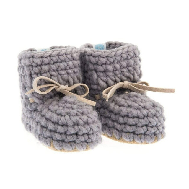 Beba Bean Sweater Moccs - Grey Beba Bean Sweater Moccs - Grey