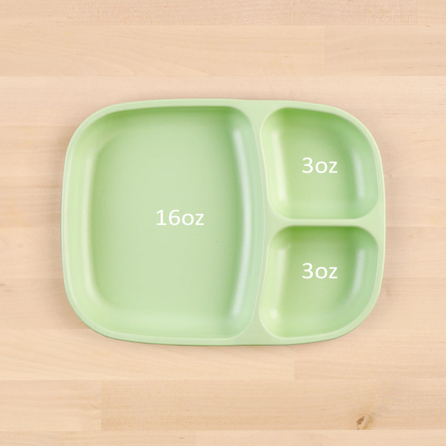 Re-Play Large Divided Tray - Leaf