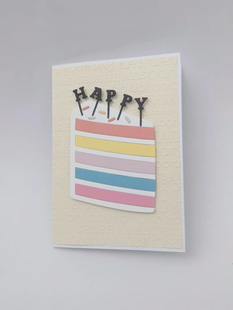 Lovely Paper Design Big Cake Day Card Lovely Paper Design Big Cake Day Card