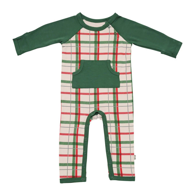 Kyte Baby LongAll - Hunter Plaid Kyte Baby LongAll - Hunter Plaid