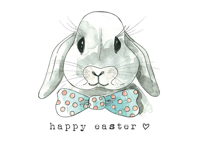 Greeting Cards 5 x7 - Leo Happy Easter