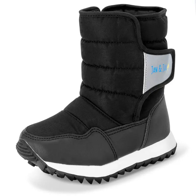 Jan & Jul Tall Puffy Winter Boots - Black
