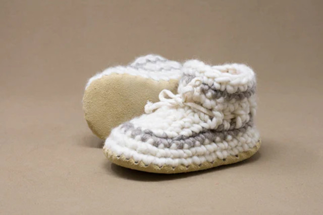 Padraig Cottage Slippers - Cream Stripe Padraig Cottage Slippers - Cream Stripe