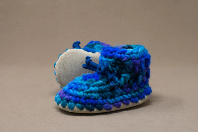 Padraig Cottage Slippers - Blue Multi Padraig Cottage Slippers - Blue Multi