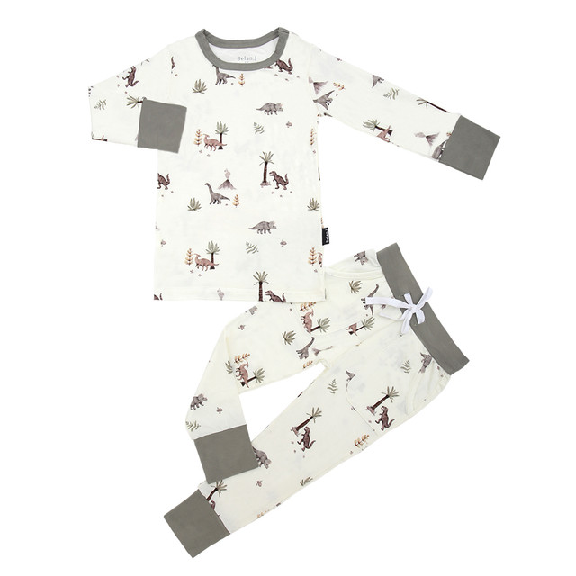 Long Sleeve PJ Set - Dinoland Long Sleeve PJ Set - Dinoland