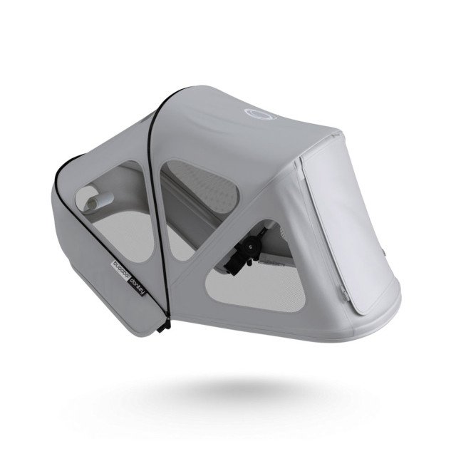 Bugaboo Donkey Breezy Sun Canopy - Misty Grey Bugaboo Donkey Breezy Sun Canopy - Misty Grey
