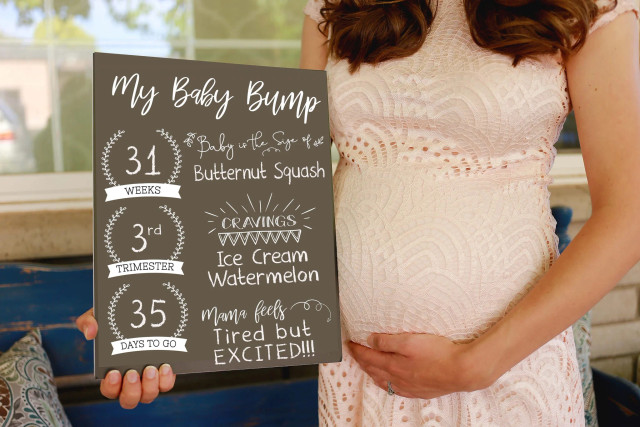 Milestone Pregancy Board Milestone Pregancy Board