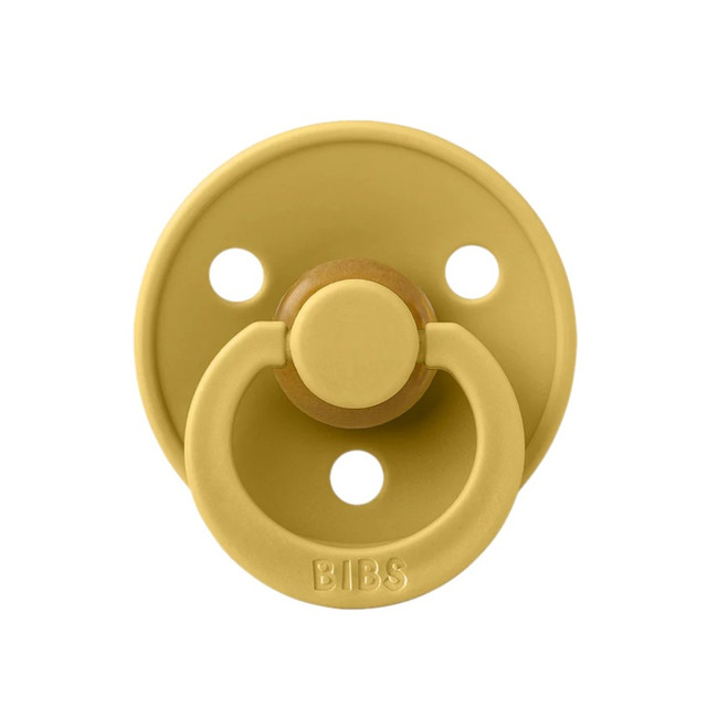 BIBS Pacifiers Colour Latex 2 Pack - Mustard