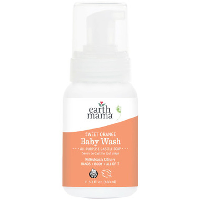 Earth Mama Sweet Orange Castile Baby Wash