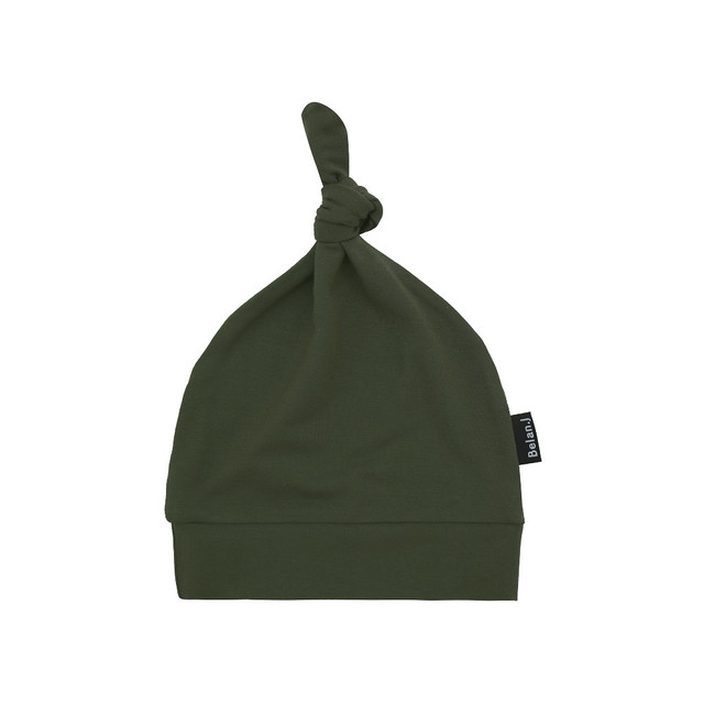 Knotted Hat - Forest Green