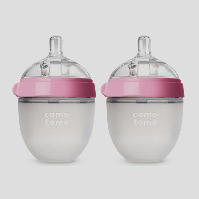 Comotomo Baby Bottle - Pink Comotomo Baby Bottle - Pink
