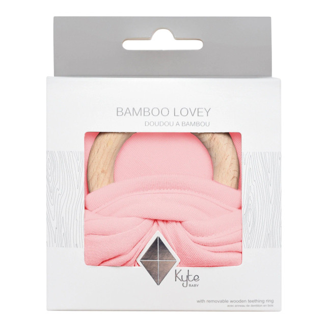 Kyte Baby Lovey in Crape l with Removable Teething Ring