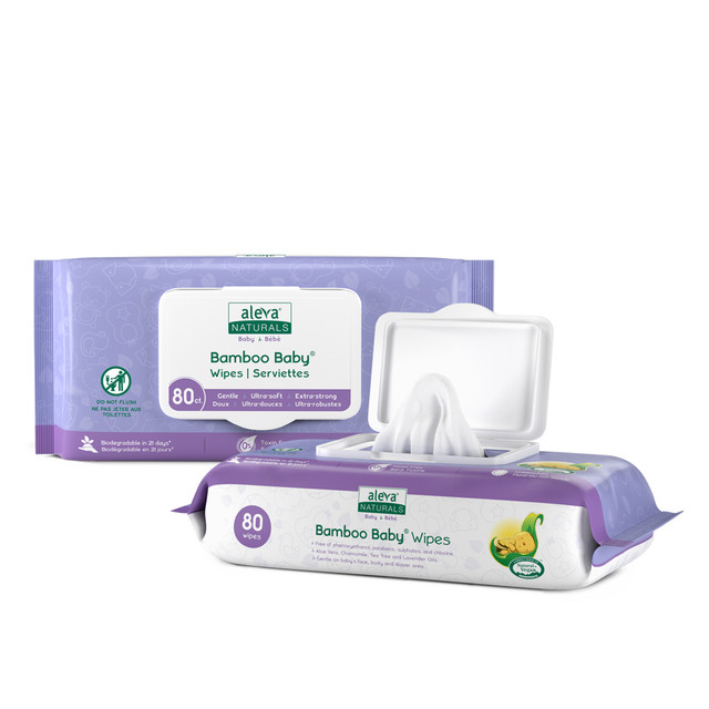 Aleva Naturals Bamboo Baby Wipes