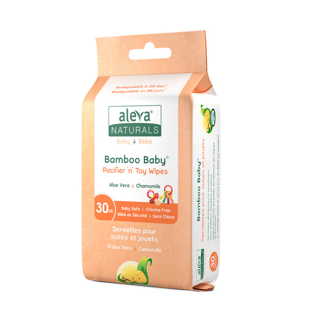 Aleva Naturals Bamboo Pacifier 'N' Toy Wipes Aleva Naturals Bamboo Pacifier 'N' Toy Wipes