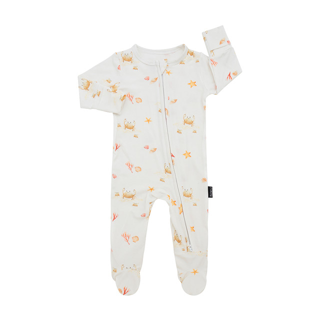 Footed Zipper Sleeper - Seaside Footed Zipper Sleeper - Seaside