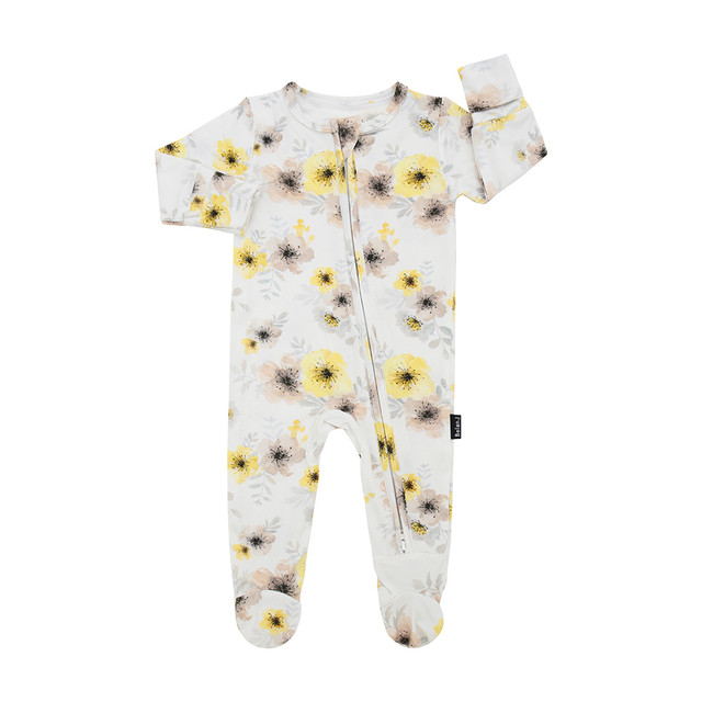 Footed Zipper Sleeper - Sunny Meadow Footed Zipper Sleeper - Sunny Meadow