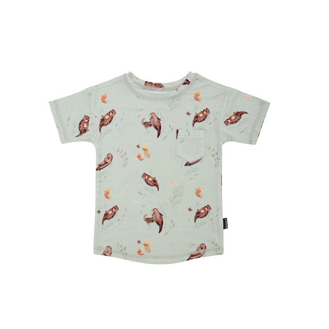 Short Sleeves Pocket Tee - Otters