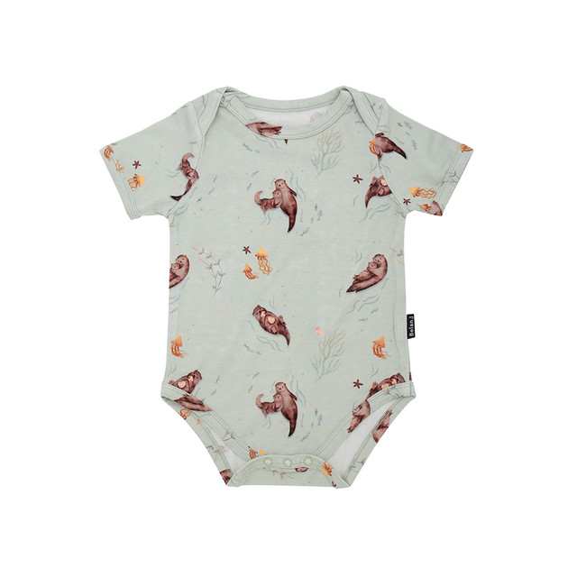 Short Sleeve Onesie - Otters