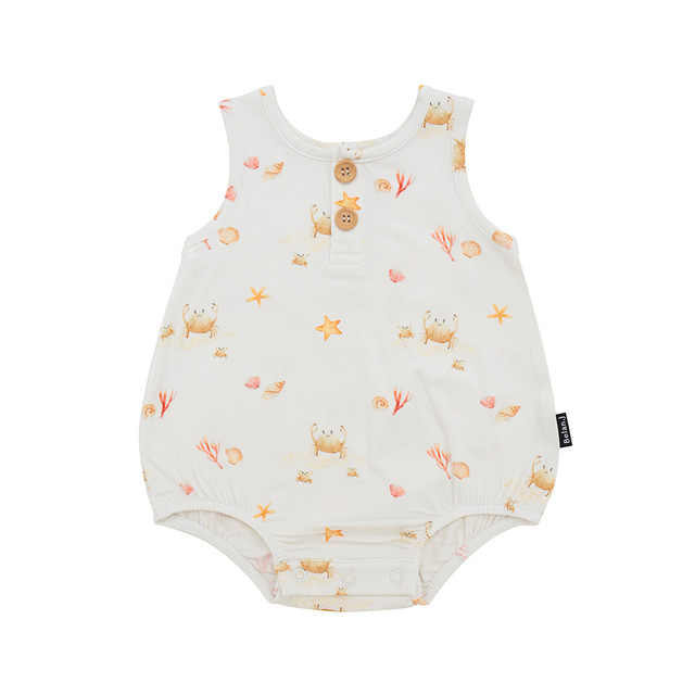 Sleeveless Bubble Onesie - Seaside Sleeveless Bubble Onesie - Seaside