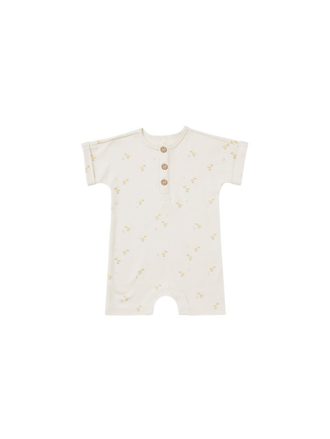 Quincy Mae Short Sleeve One-Piece - Ducks