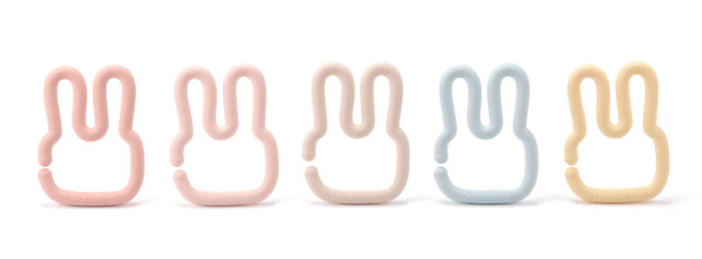 Loulou Lollipop Toy Links Bunny - Pastel Loulou Lollipop Toy Links Bunny - Pastel