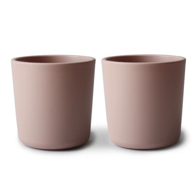 Mushie Dinnerware Cups Set Of 2 - Blush