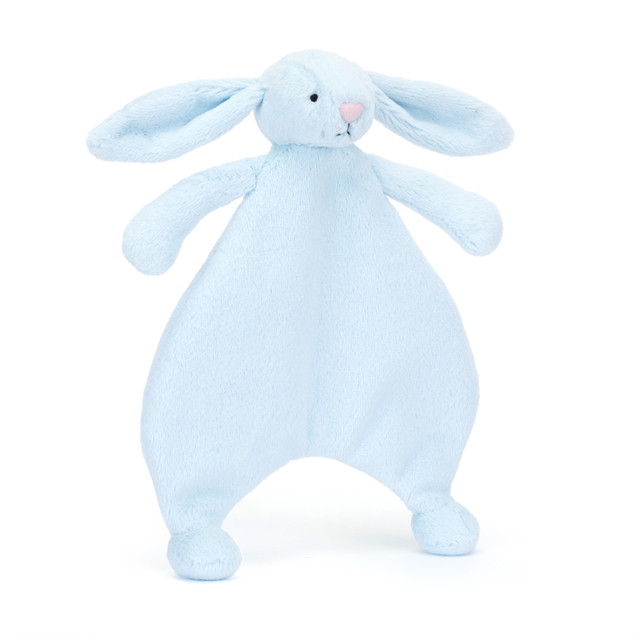 Jellycat Bashful Blue Bunny Comforter Jellycat Bashful Blue Bunny Comforter