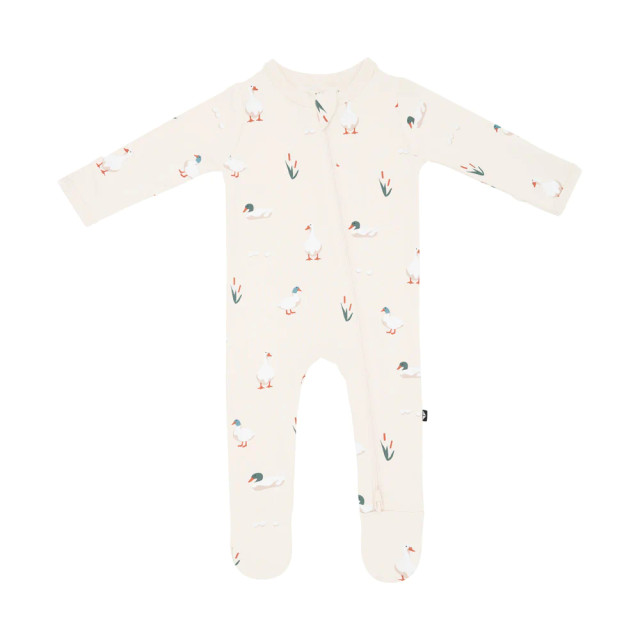 Kyte Baby Zippered Footie - Duck