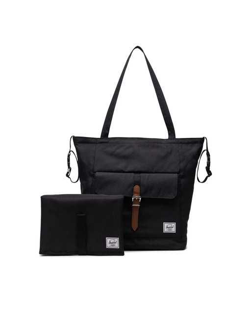 Herschel Retreat Tote Diaper Bag - Black