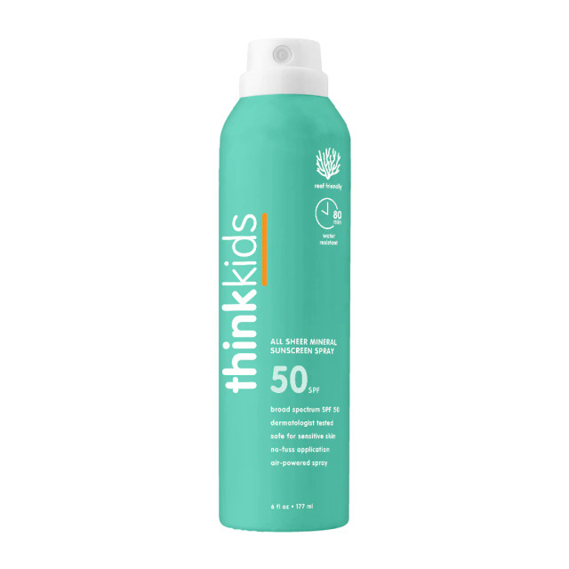 ThinkSport Kids SPF 50 All Sheer Mineral Sunscreen Spray