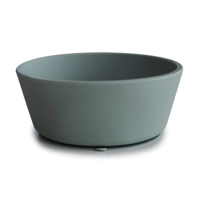 Mushie Silicone Suction Bowl - Dried Thyme Mushie Silicone Suction Bowl - Dried Thyme