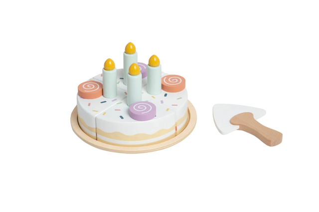 Pearhead Celebration Wooden Cake Set Pearhead Celebration Wooden Cake Set