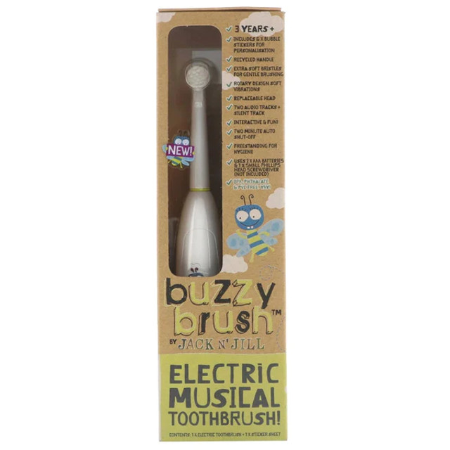 Jack N' Jill Kids Electric Musical Toothbrush Buzzy Brush Jack N' Jill Kids Electric Musical Toothbrush Buzzy Brush