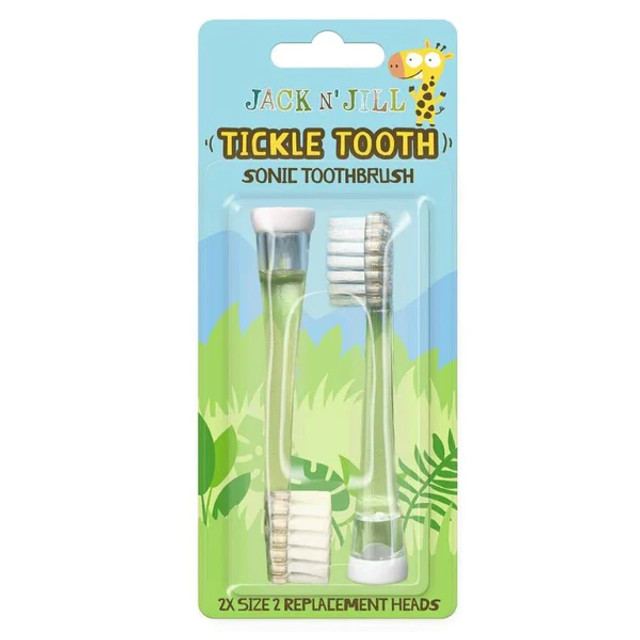 Jack N' Jill Tickle Tooth Sonic Toothbrush Replacement Heads