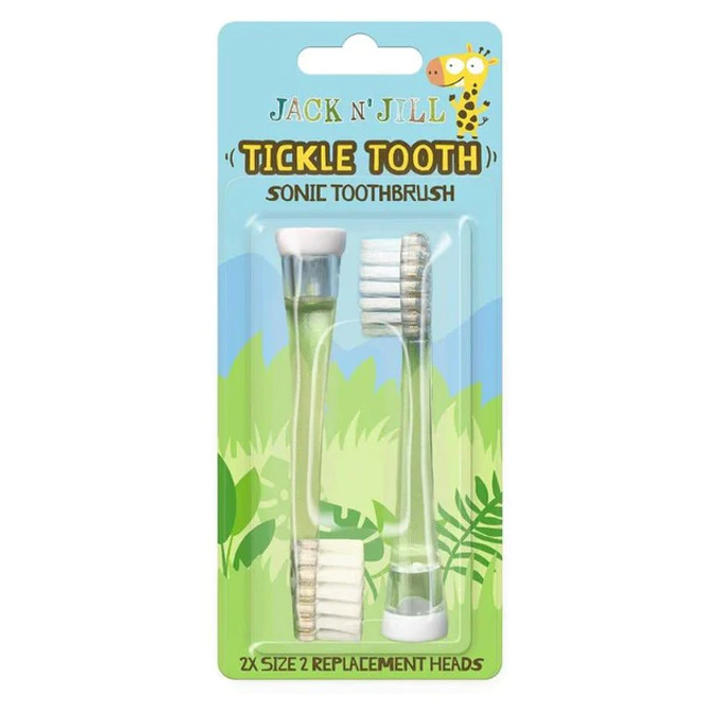 Jack N' Jill Tickle Tooth Sonic Toothbrush Replacement Heads Jack N' Jill Tickle Tooth Sonic Toothbrush Replacement Heads