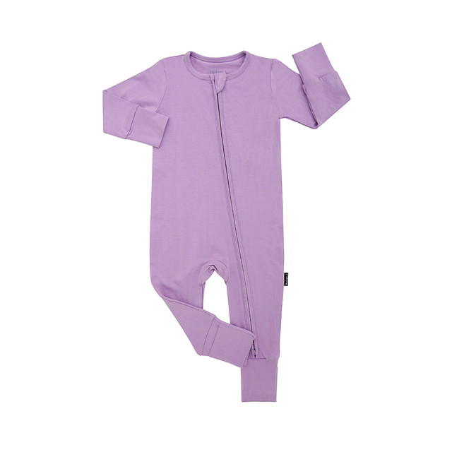 Footless Sleeper with Fold-Over Cuffs - Violet Footless Sleeper with Fold-Over Cuffs - Violet